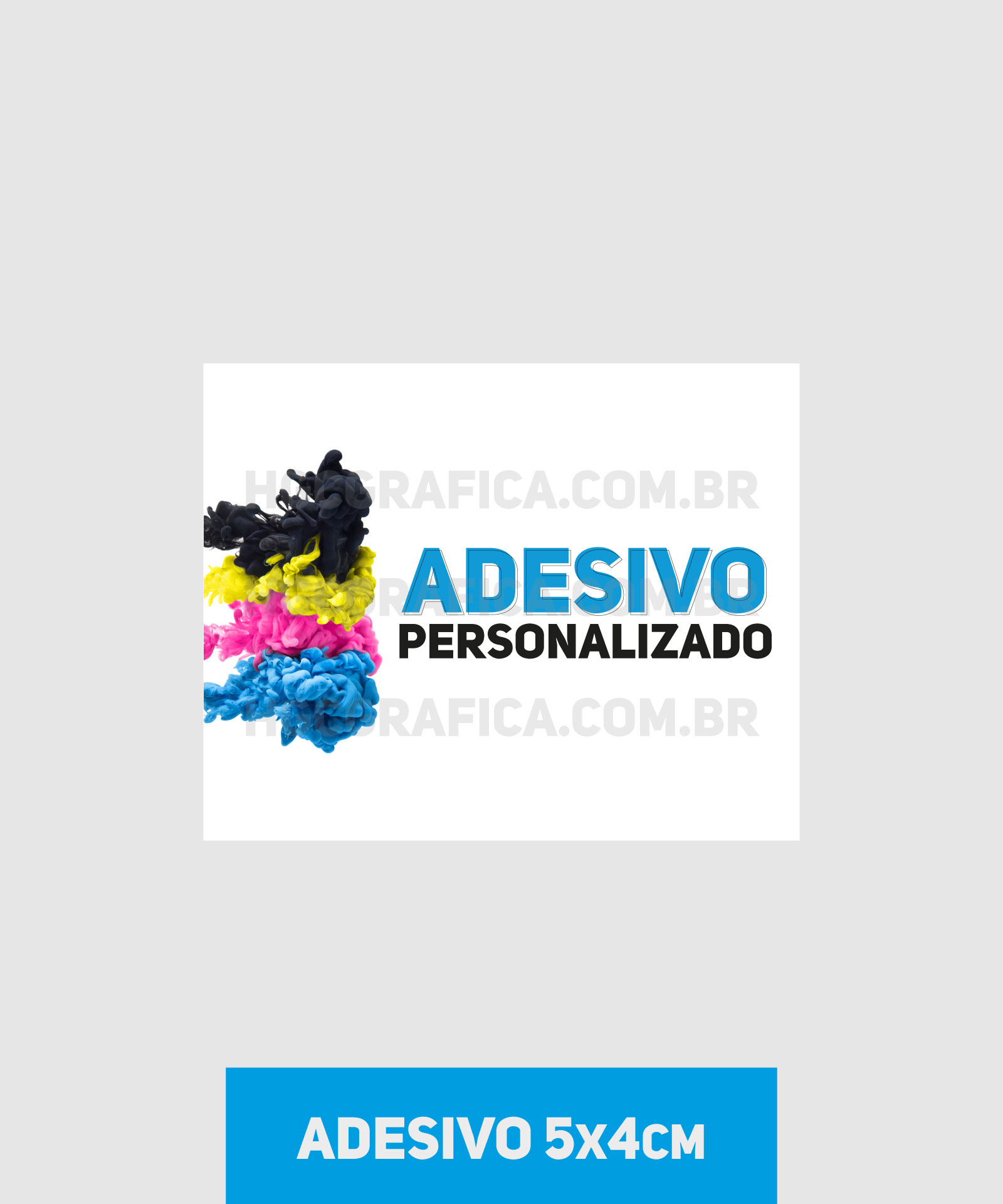 Adesivo em Vinil normal 5x4cm