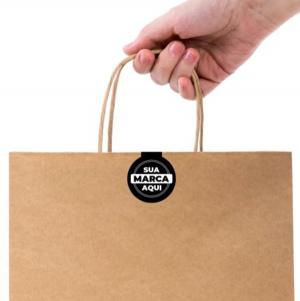 Adesivo Lacre para Delivery e entregas de comida