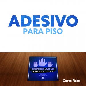 Adesivo Para Piso Adesivo Leitoso 4x0 Película Protetora Corte Reto