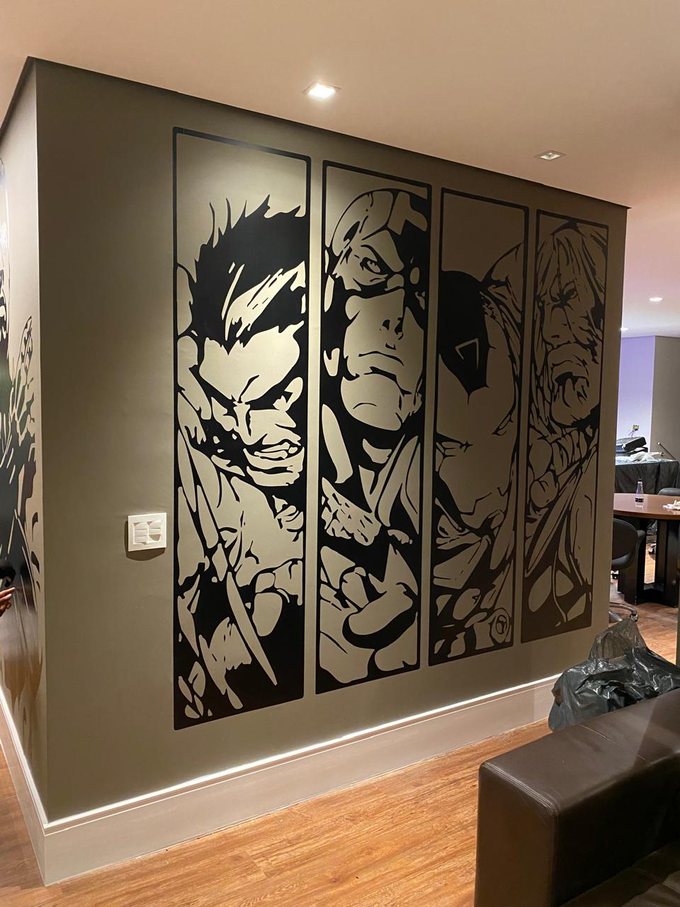 Adesivo Recorte para Marvel
