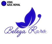 Adesivo Vinil Azul Royal Plotter