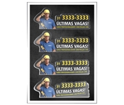 Adesivo Vinil Branco Bobina M/2