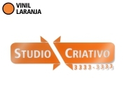 Adesivo Vinil Laranja Plotter