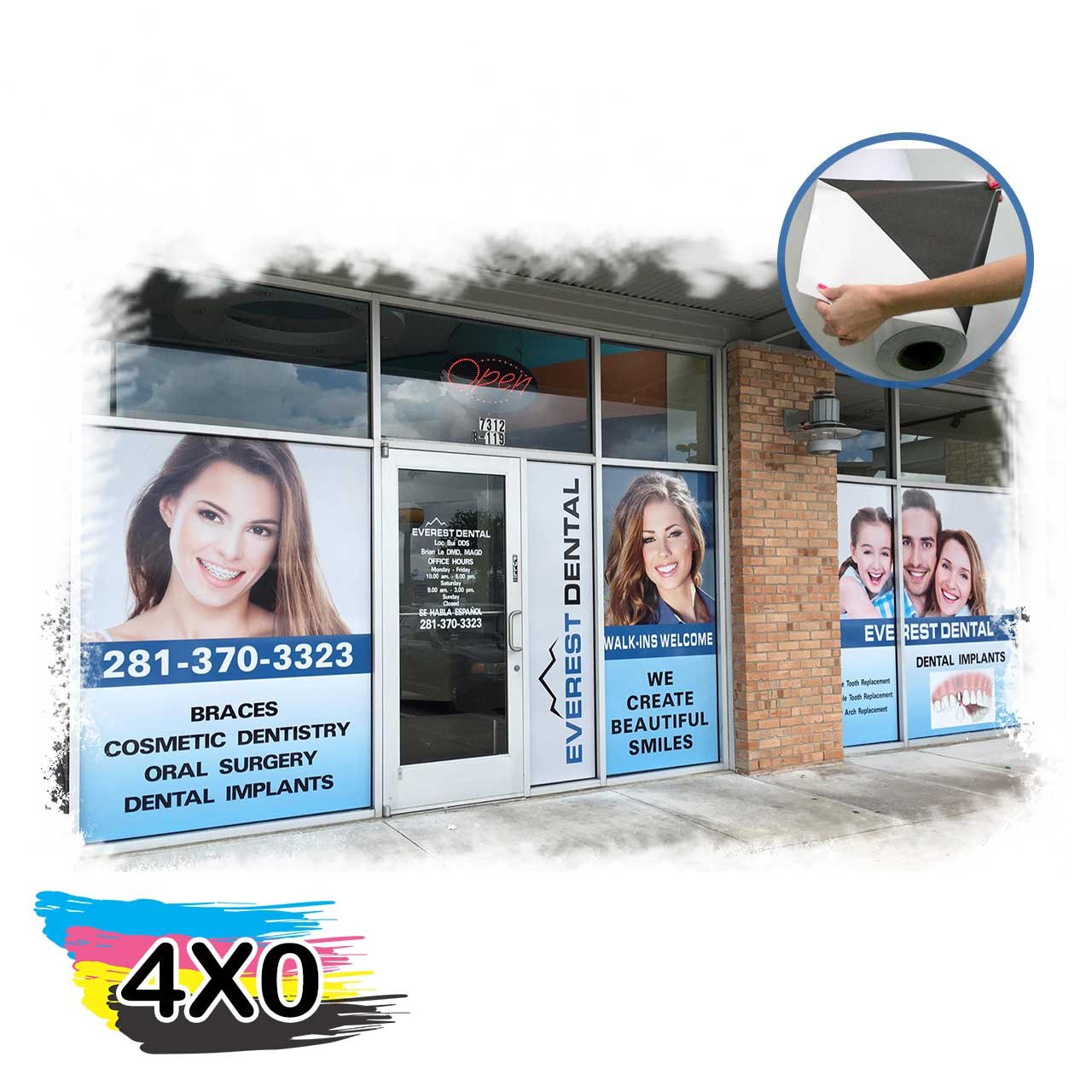 Adesivo Vinil por Metro Quadrado Blockout Fosco