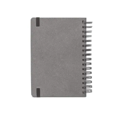 Agenda a5 Com Argolas em Pele Reciclada