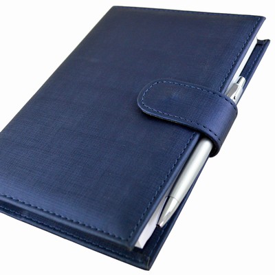 Agenda com Lingueta e Porta Caneta