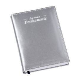 Agenda Compacta Metalizada Lisa 213L - Brindes Caxias