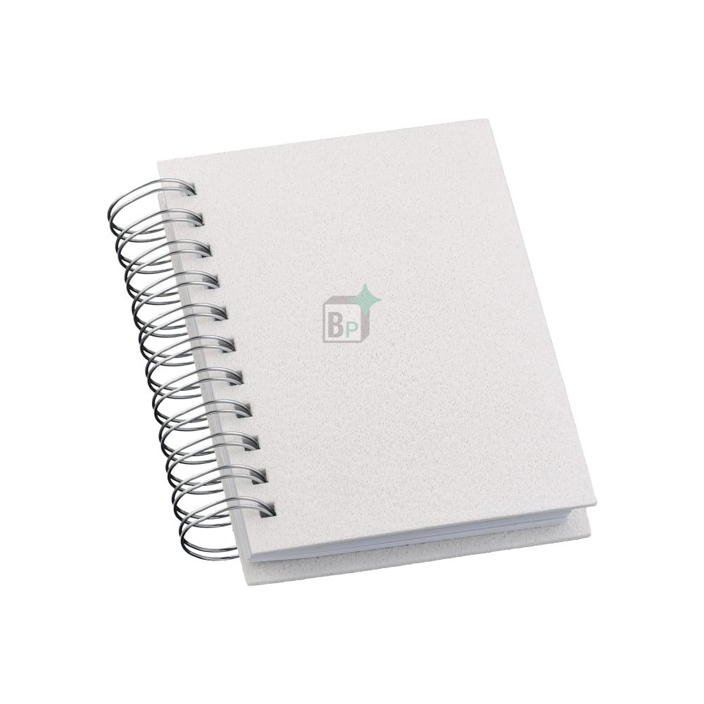Agenda Compacta PET Branco Sublimático Personalizado