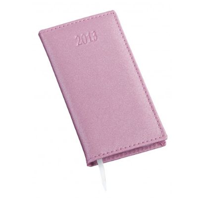 Agenda de Bolso em Couro Metalizado