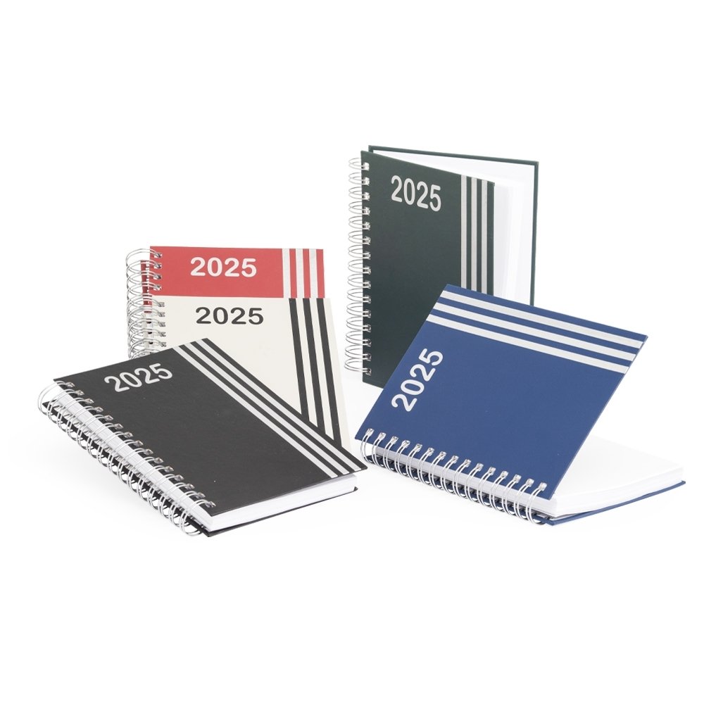 Agenda Diária 2025 Wire-O Personalizado