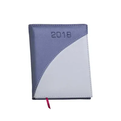 Agenda Diaria Personalizada em Sintetico e Fita de Cetim Para Marcar Pagina