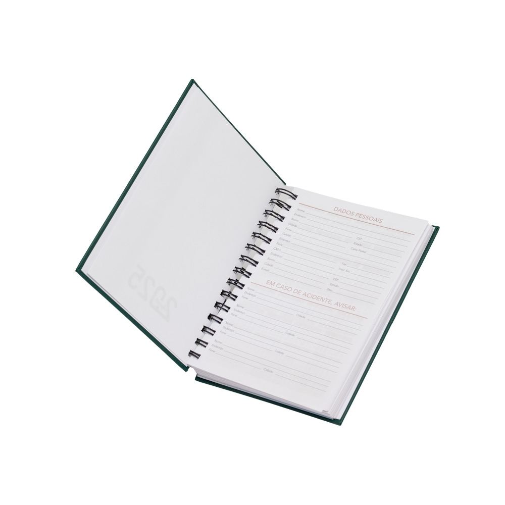 Agenda Personalizada 2027 Cromato Wire-O
