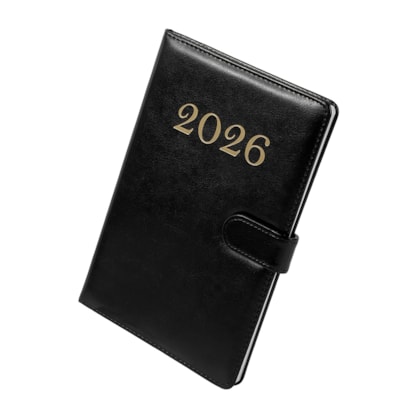 Agenda Semanal 2026 com Fecho Personalizada - 06107A