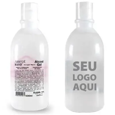 Alcool em Gel 500ml 70 Antisseptico