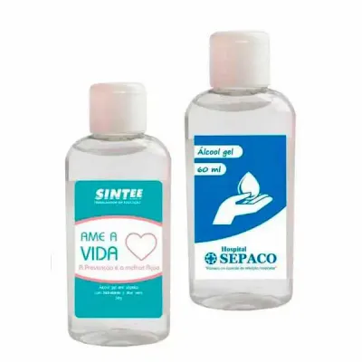 Alcool Gel 60ml Personalizado