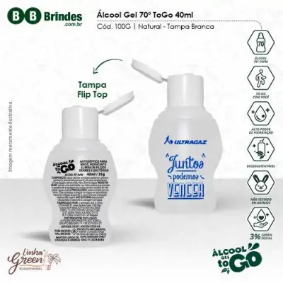 Alcool Gel 40ml 70 to go
