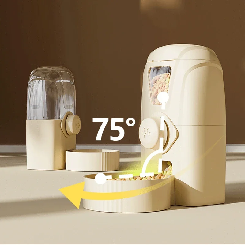 Alimentador Automático para Gatos com Grande Capacidade e Fonte de Água Integrada