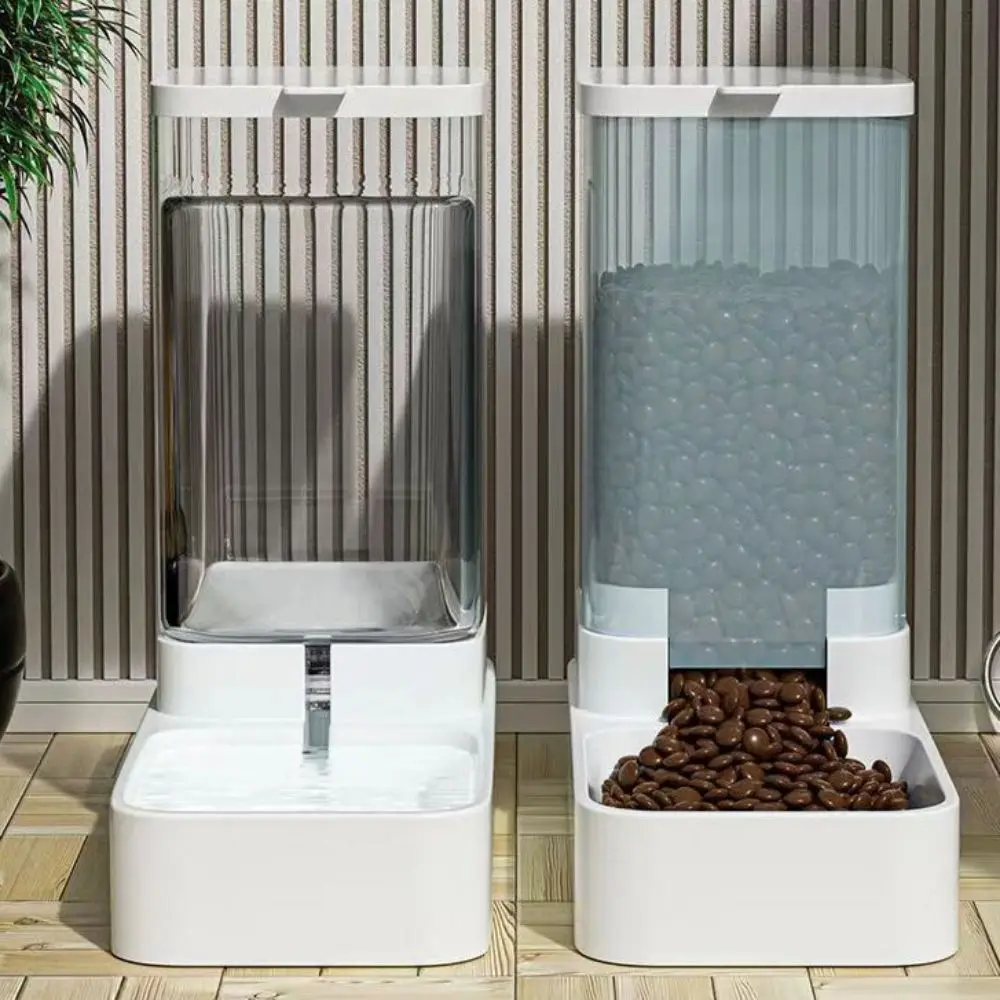 Alimentador Automático para Gatos e Cães: Comedouro e Bebedouro com Suprimentos Completos para Seu Animal de Estimação