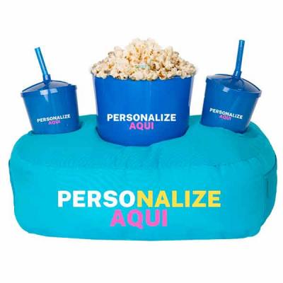 Almofada de Pipoca Azul Personalizar