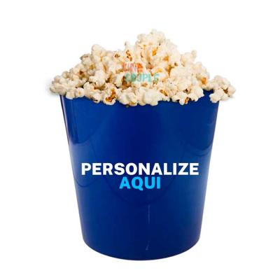 Almofada de Pipoca Azul Personalizar Com 4cores