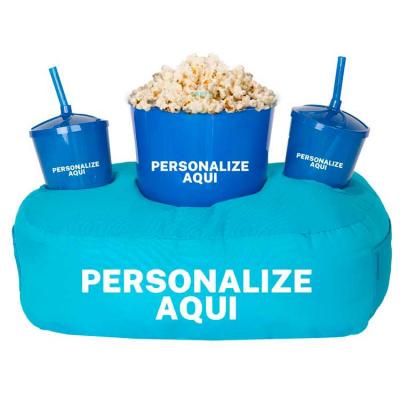 Almofada de Pipoca Azul Personalize 1 Cor