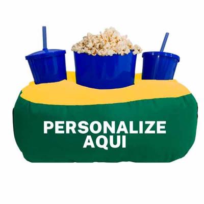 Almofada de Pipoca Copa Verde e Amarela 1 Cor
