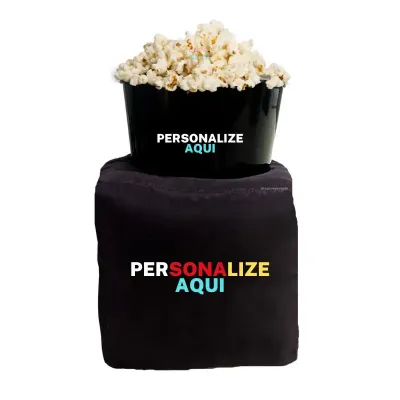 Almofada de Pipoca Cubo Com Sua Marca 4 Cores