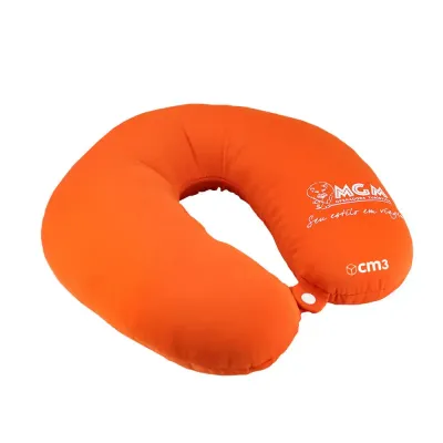 Almofada Para Pescoco Voyage Com Botao