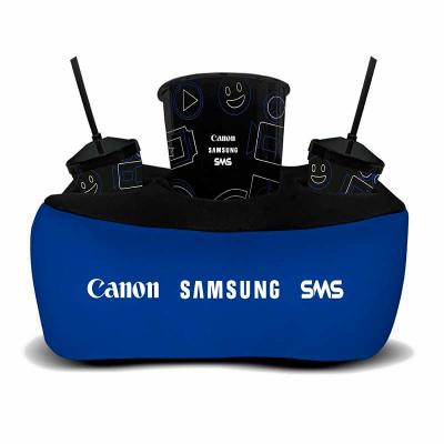 Almofada Personalizada Com Copos e Balde Para Pipoca