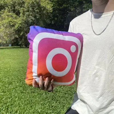 Almofada Quadrada Personalizada INSTAGRAM