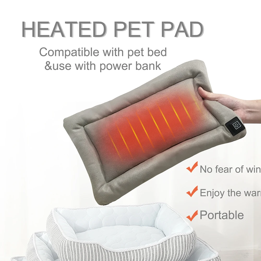 Almofada Térmica Impermeável Ajustável para Cães - Cama Quente e Confortável para Seu Pet