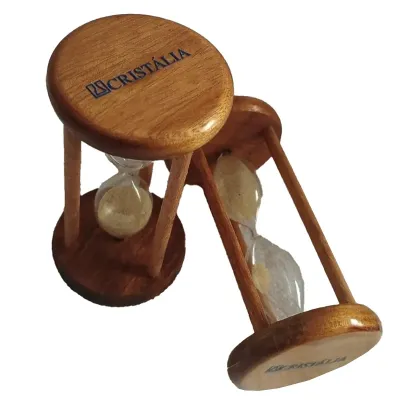 ampulhetas artesanais com logo