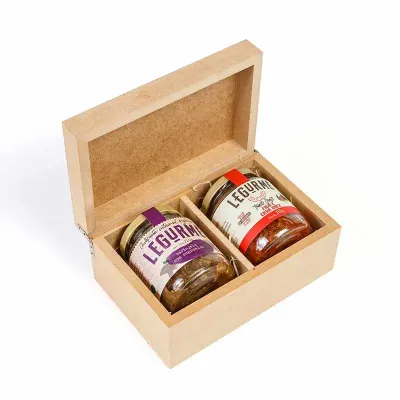 Aperitivo Gourmet Com Caixa de Madeira
