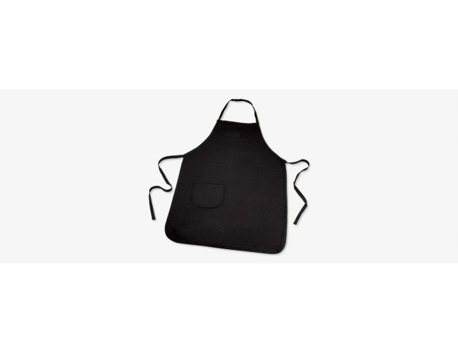Avental Com Bolso Em Brim Preto