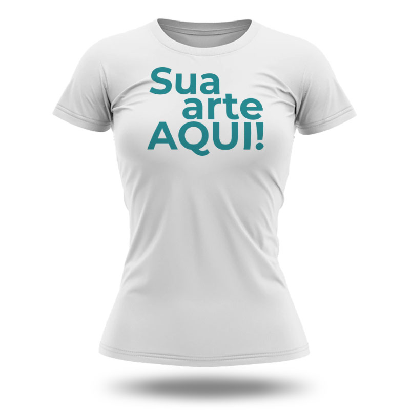Baby Look Personalizada Branca
