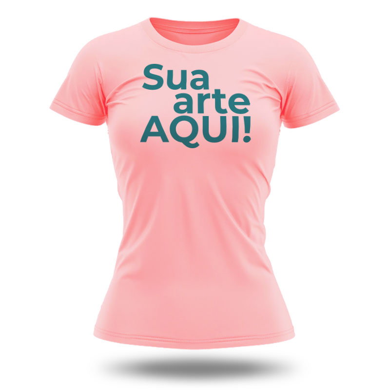 Baby Look Personalizada Rosa Claro