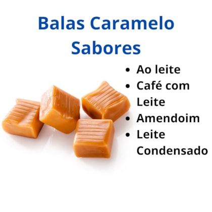 Bala Caramelo Embalagem Personalizada - CARAMELO