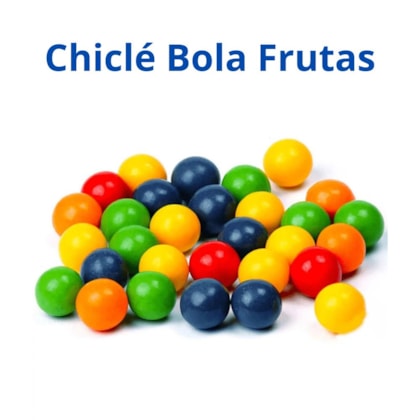 Bala Chiclé Bola Frutas Embalagem Personalizada