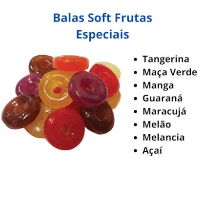 Bala Soft Frutas Especiais Embalagem Personalizada