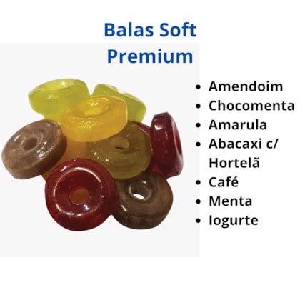 Bala Soft Premium Embalagem Personalizada