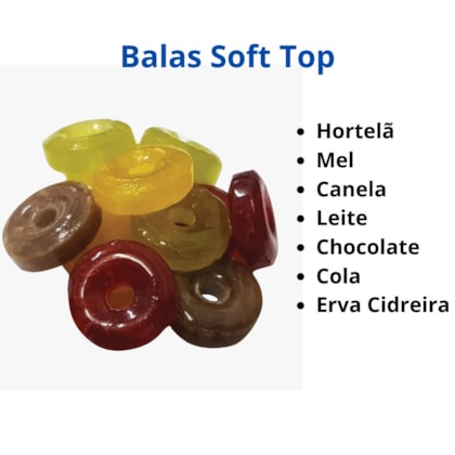 Bala Soft Top com Embalagem Personalizada
