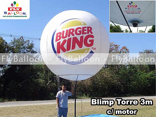 Balao Inflavel Blimp na torre — foto 2