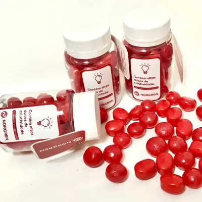Balas Personalizadas em Frasco Pet 100g