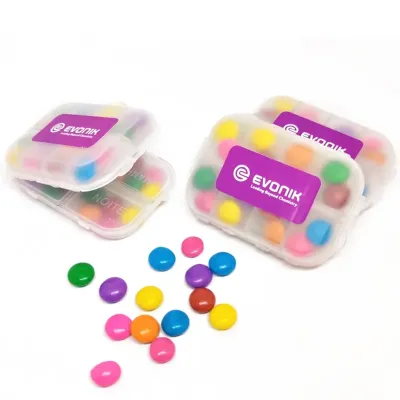 Balas Personalizadas em Porta Comprimidos Duplo