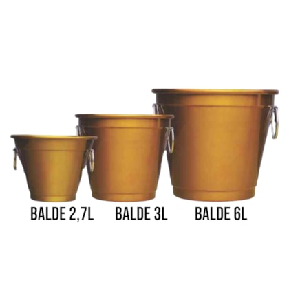Balde de Gelo em Alumínio Personalizado