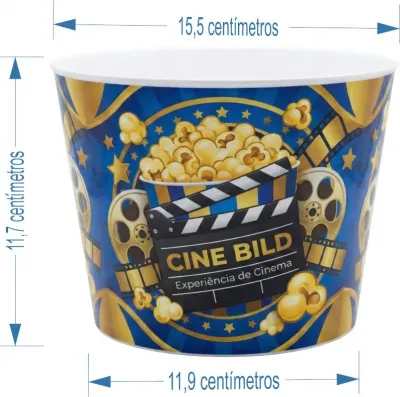 Balde de Pipoca 1 6 Litros in Mold Label