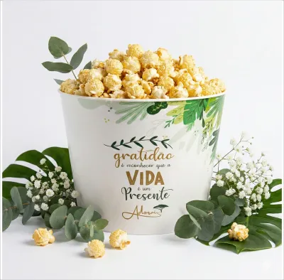 BALDE DE PIPOCA 3 LITROS IN MOLD LABEL 3
