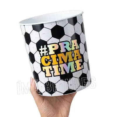 Balde de Pipoca Plastico pp Popcorn Label 1 5l