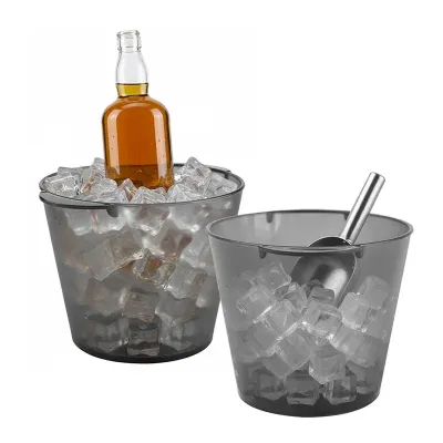 Balde de plástico mini com capacidade de 800ml