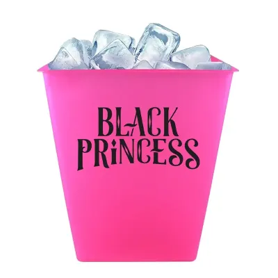Balde Gelo Rosa Neon 2 6l Plastico Premium